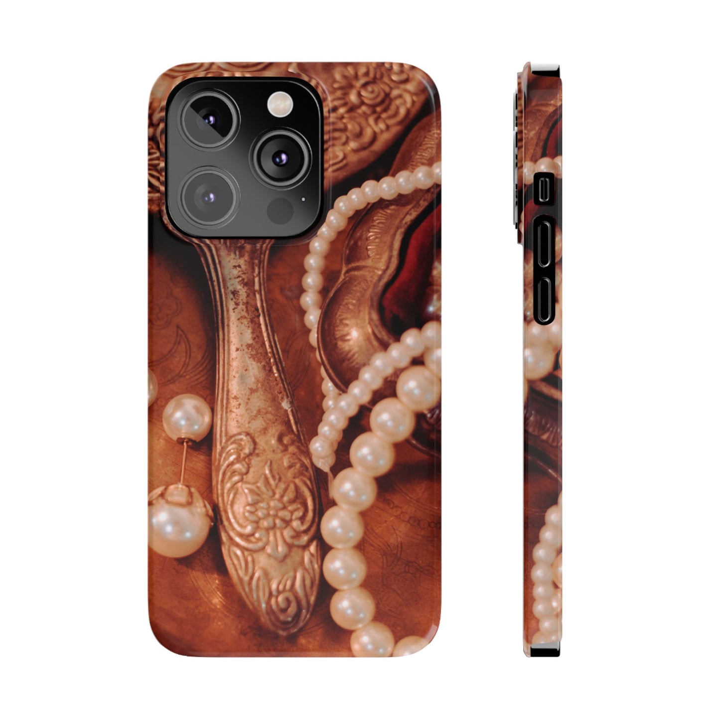Slim Phone Case – Bronze Vanity