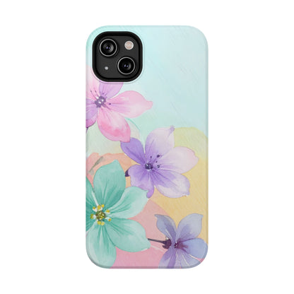 Impact-Resistant Phone Case – Water Petal