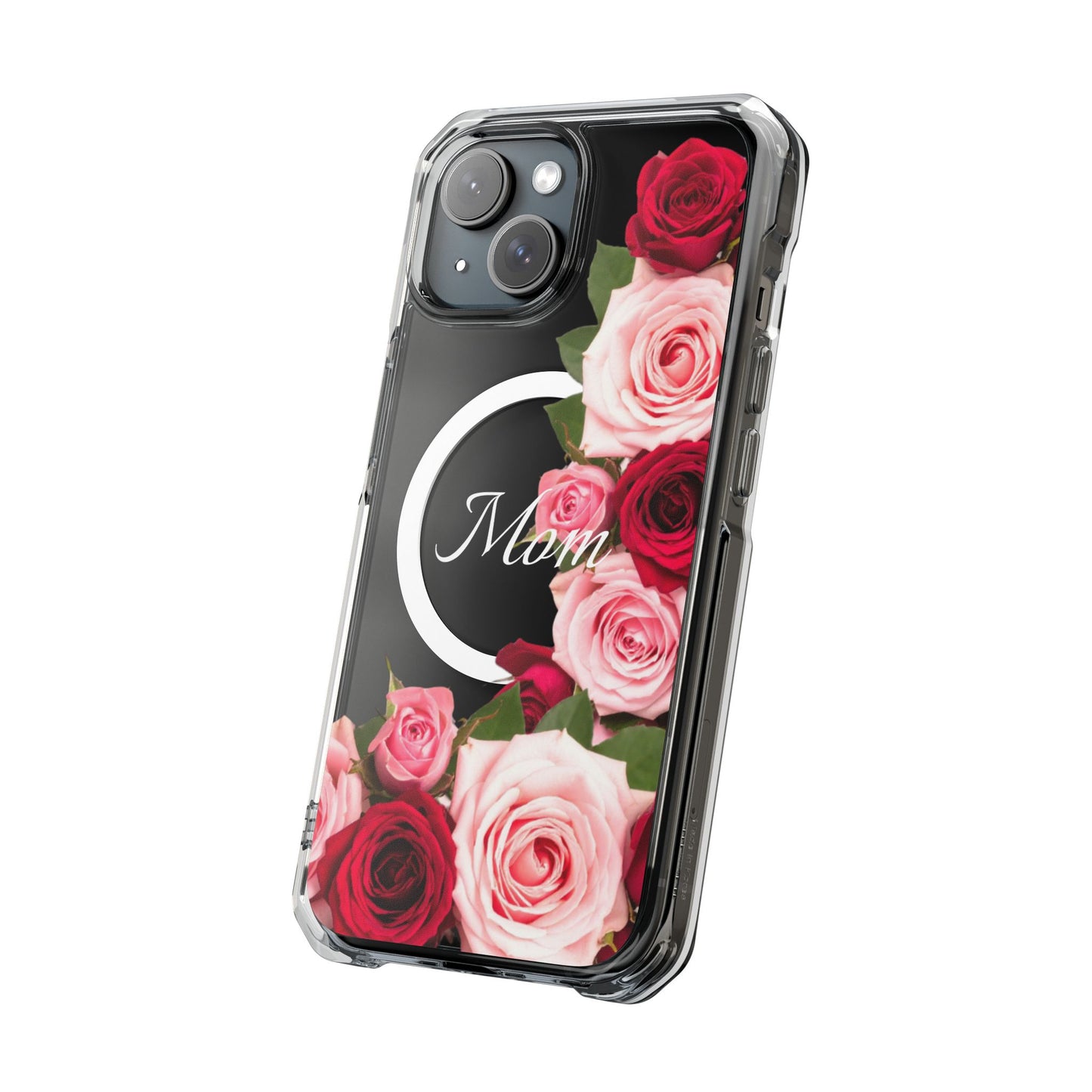 Clear Magnetic Phone Case – Mom’s Rose Bouquet