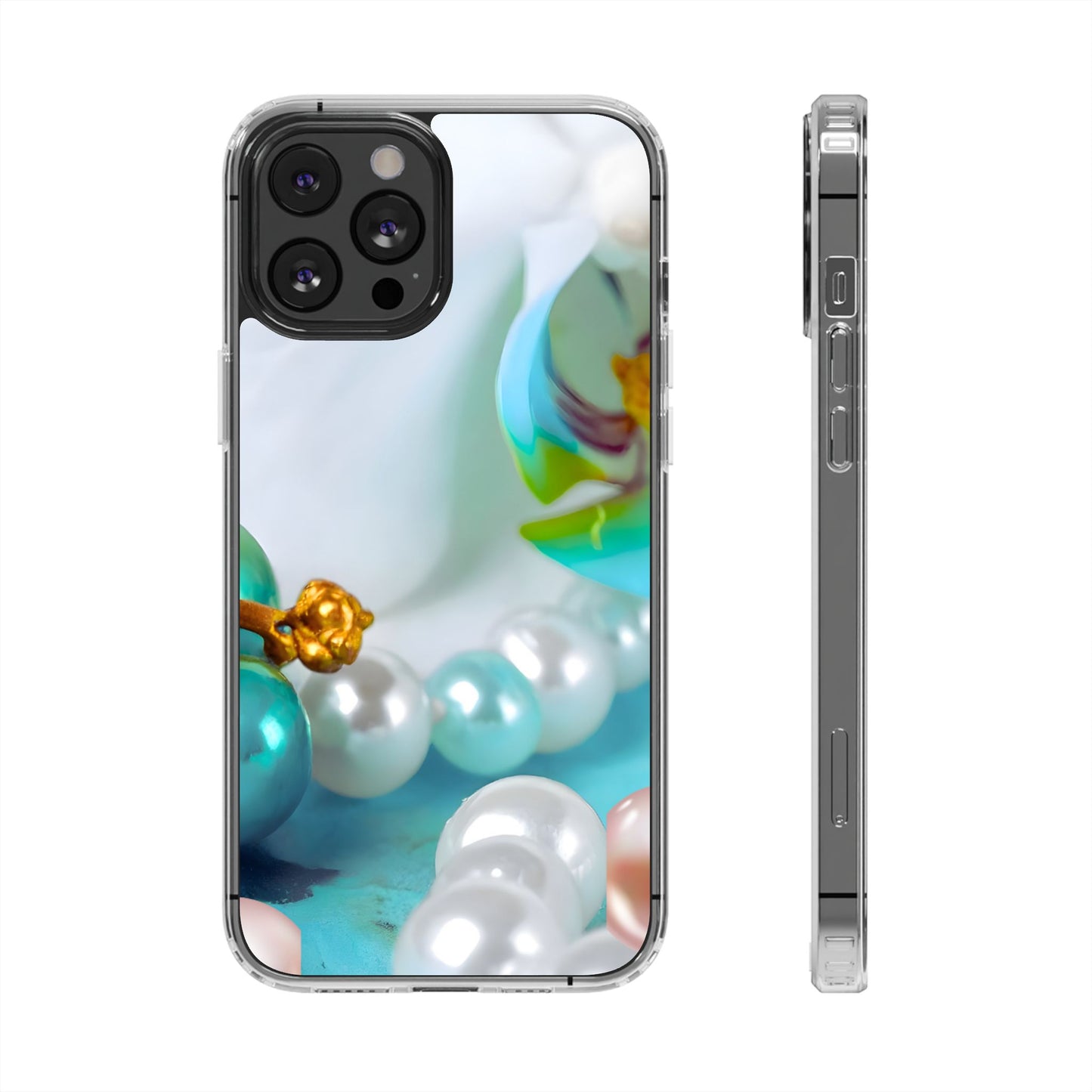 Clear Magnetic Phone Case – Mermaid's Pearl