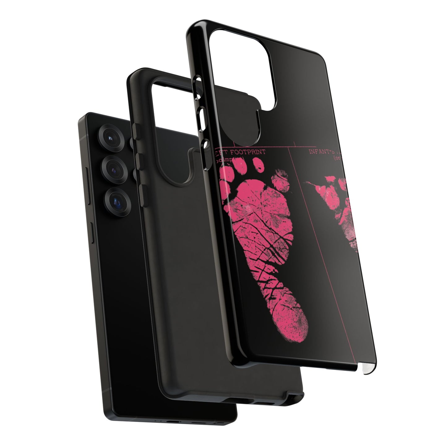 Protective Phone Case – Mom’s Little Pink Footprints