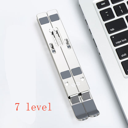 Portable Laptop Stand with Cooling Fan - Adjustable Ergonomic Desk Stand for Better Airflow