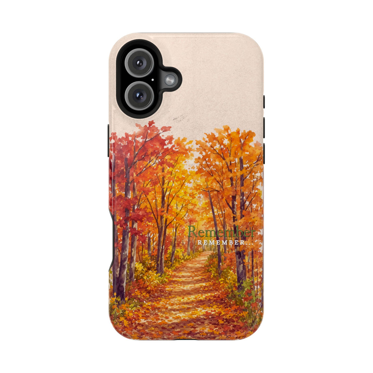 Wireless-Charging Compatible Case – Autumn Remembered – Compatible with iPhone 13–17 & Samsung Galaxy S25–S26 Series