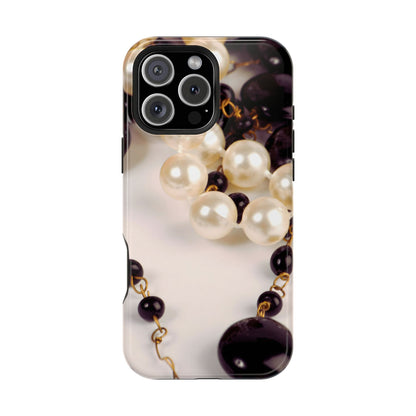 Wireless-Charging Compatible Case – Noir Pearl