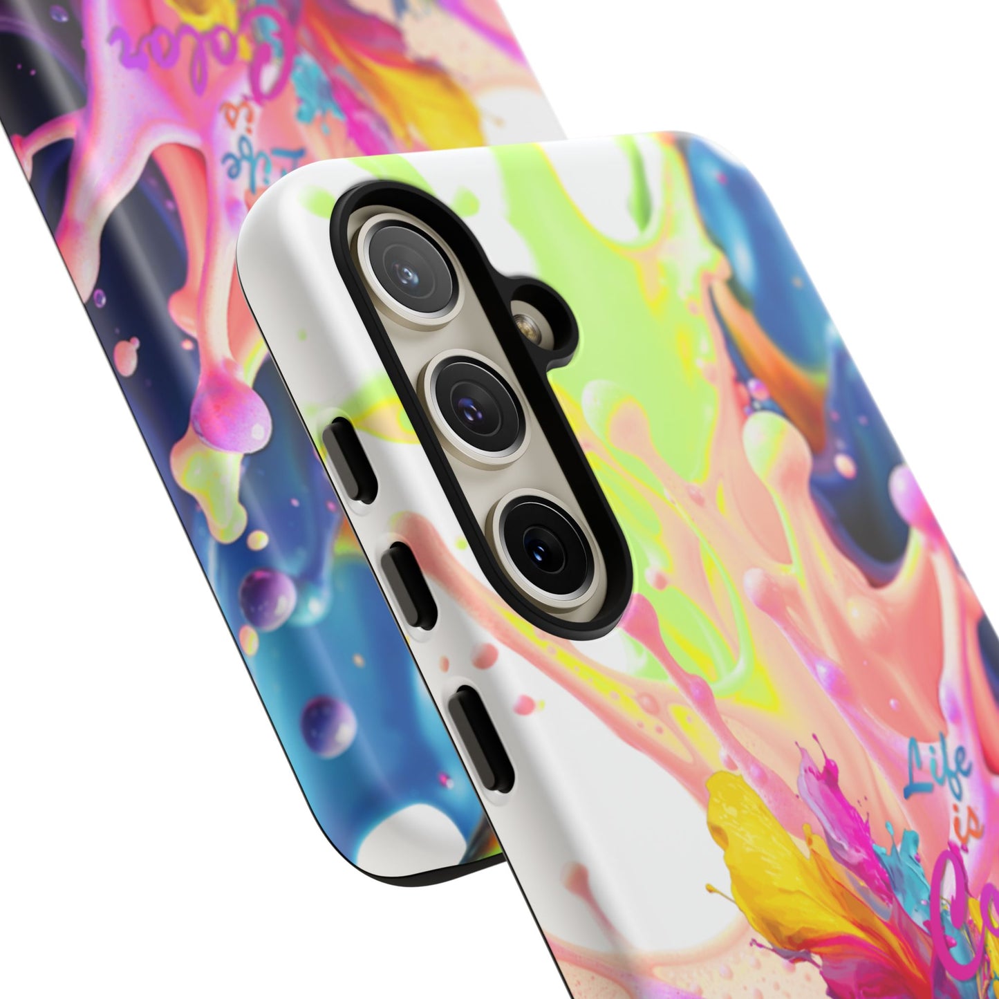 Color Splash Phone Case — “Life in Color” Protective Tough Case