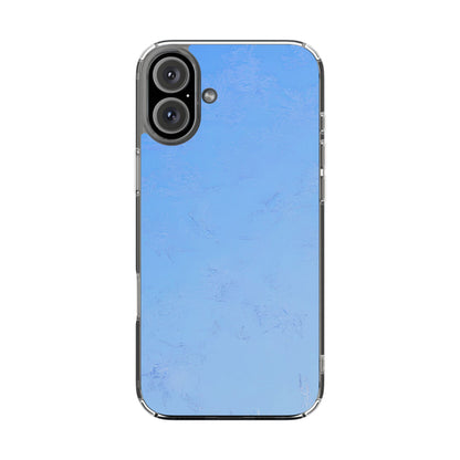 Clear Phone Case – Azure Fade