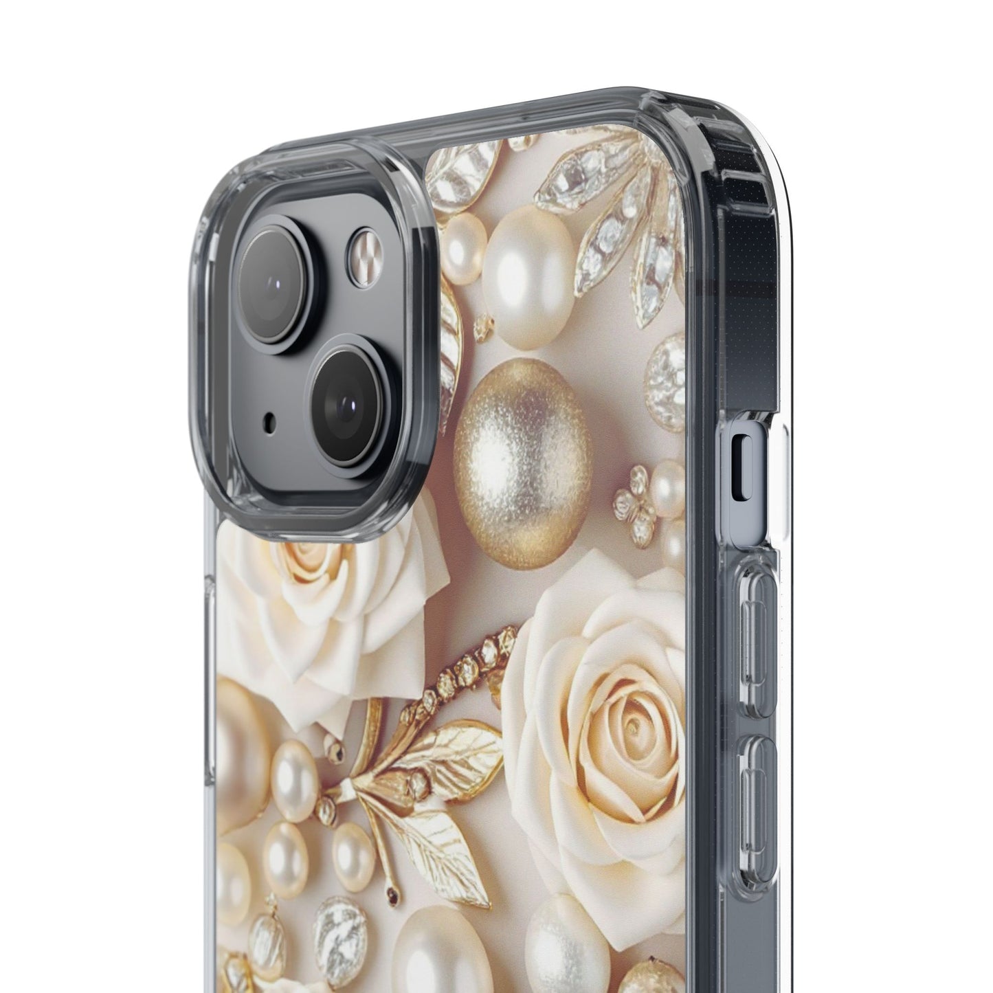Clear Phone Case – Ivory Opulence