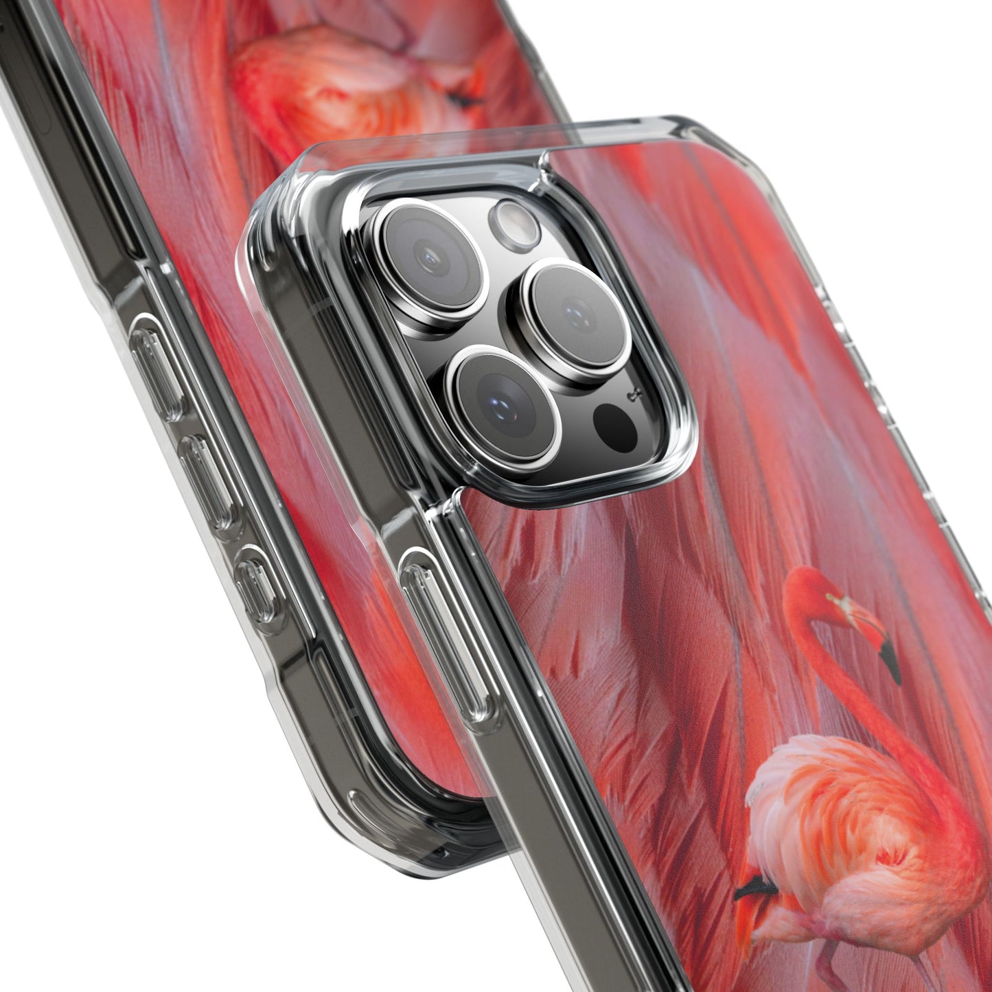 Clear Magnetic Phone Case – Scarlet Plume