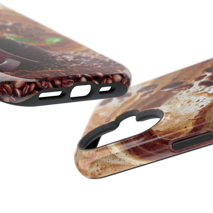 Impact-Resistant Phone Case – Love at First Sip – Compatible with iPhone 11–17 & Samsung Galaxy S22–S26 Series