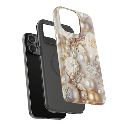 Impact-Resistant Phone Case – Ivory Opulence