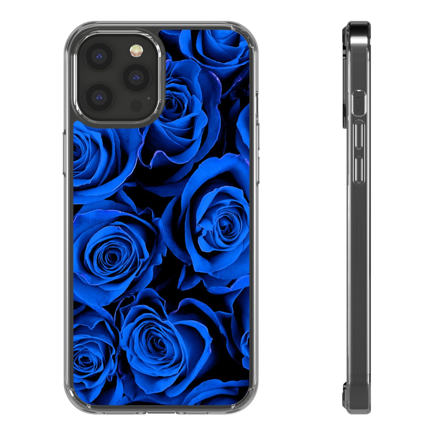 Clear Phone Case – Midnight Bloom