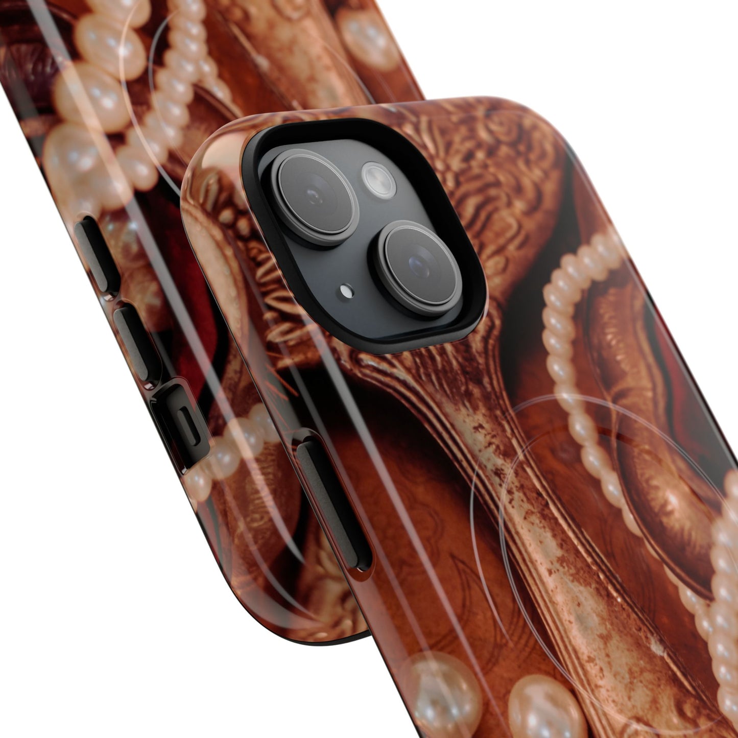 Protective Magnetic Phone Case – Bronze Vanity