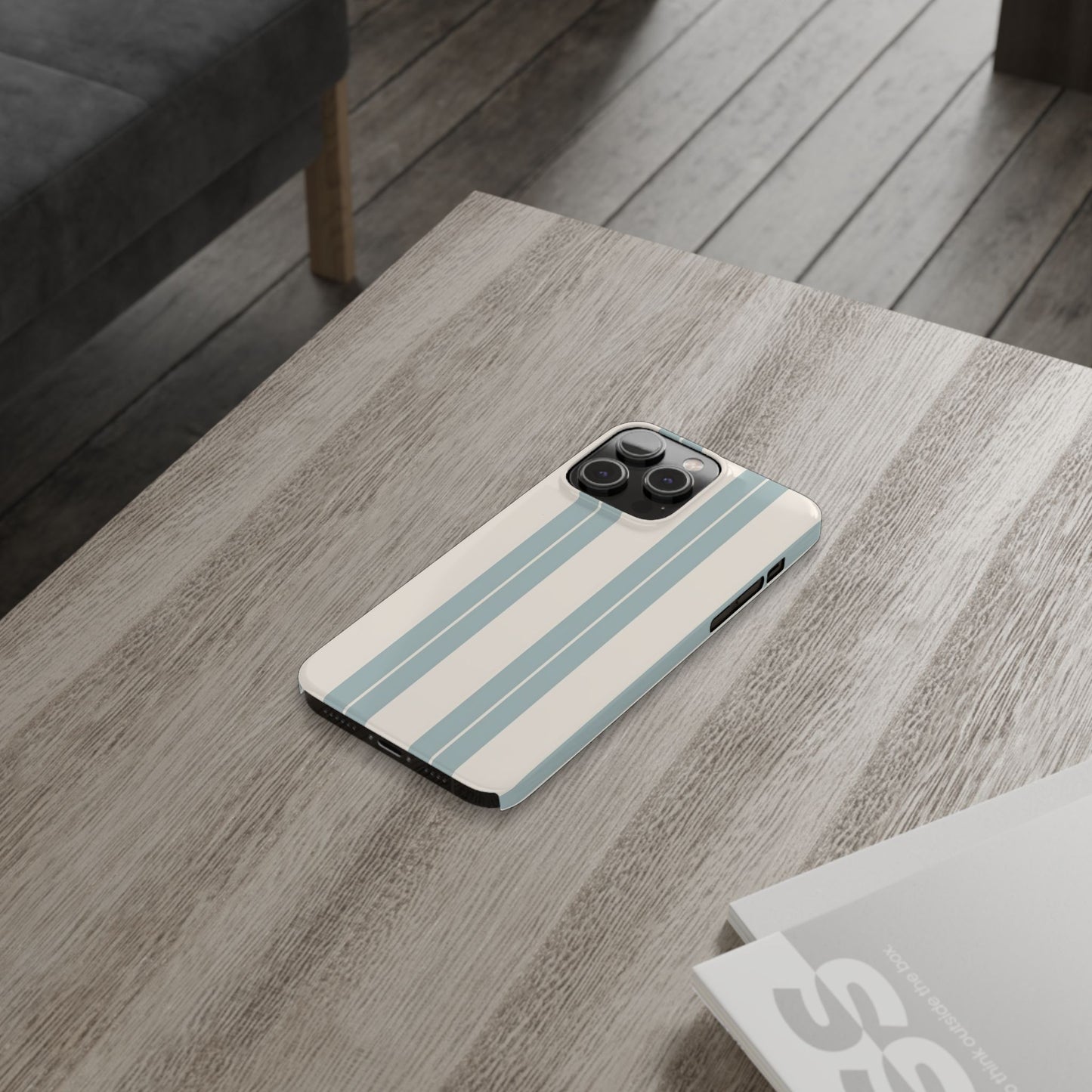 Slim Phone Case – Coastal Stripe
