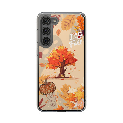 Clear Phone Case – Fall in Love