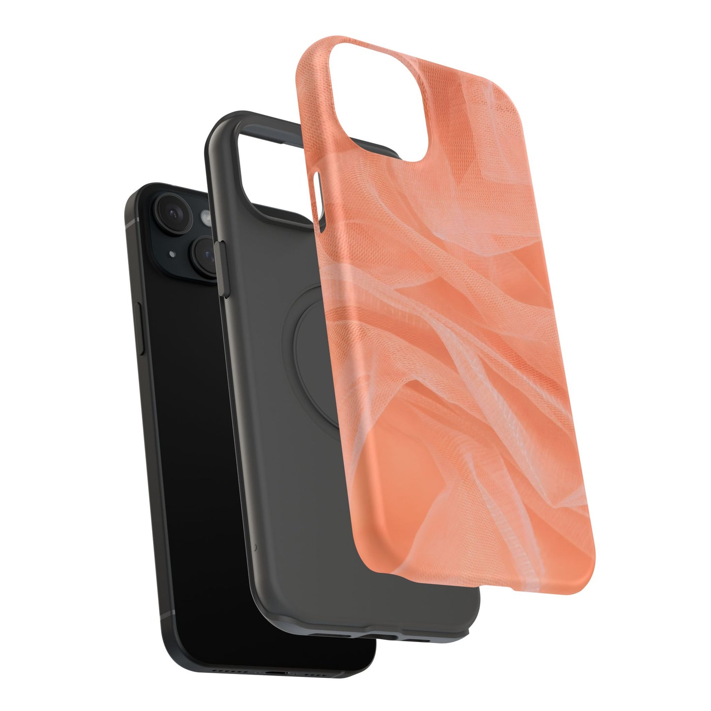 Impact-Resistant Phone Case – Coral Veil