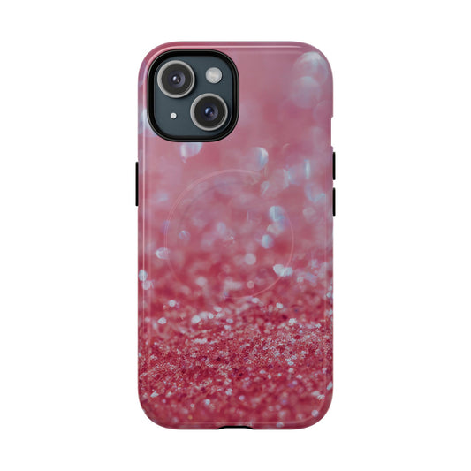 Protective Magnetic Phone Case – Rosé Sparkle