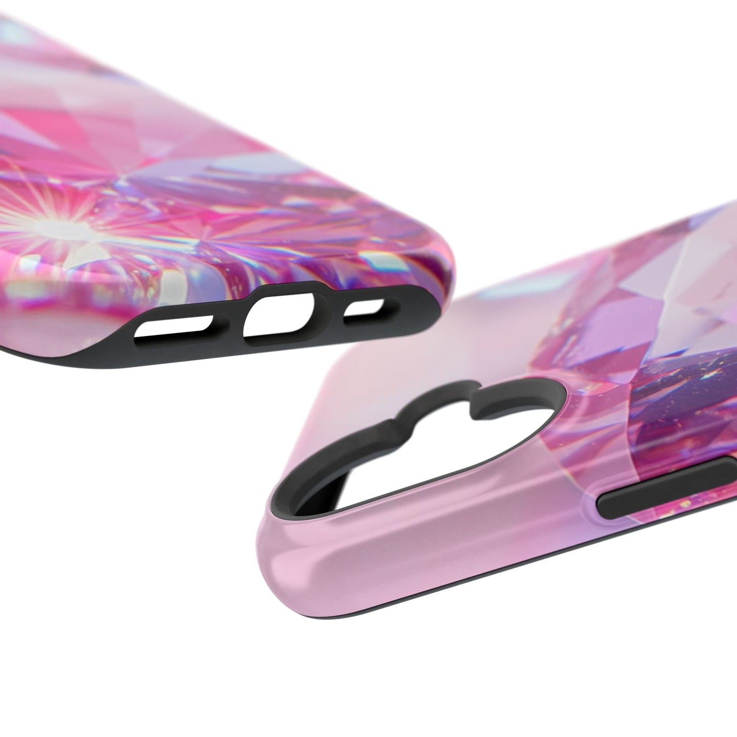 Impact-Resistant Phone Case – Pink Ice