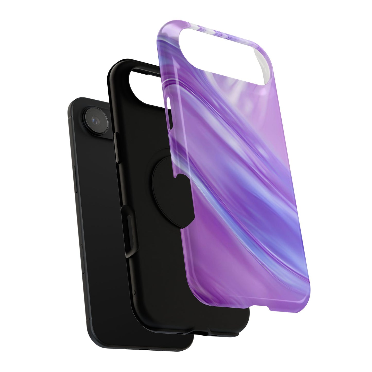 Impact-Resistant Phone Case – Lavender Wave