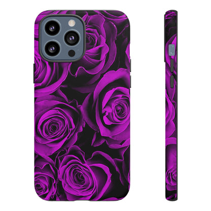 Protective Phone Case – Amethyst Roses