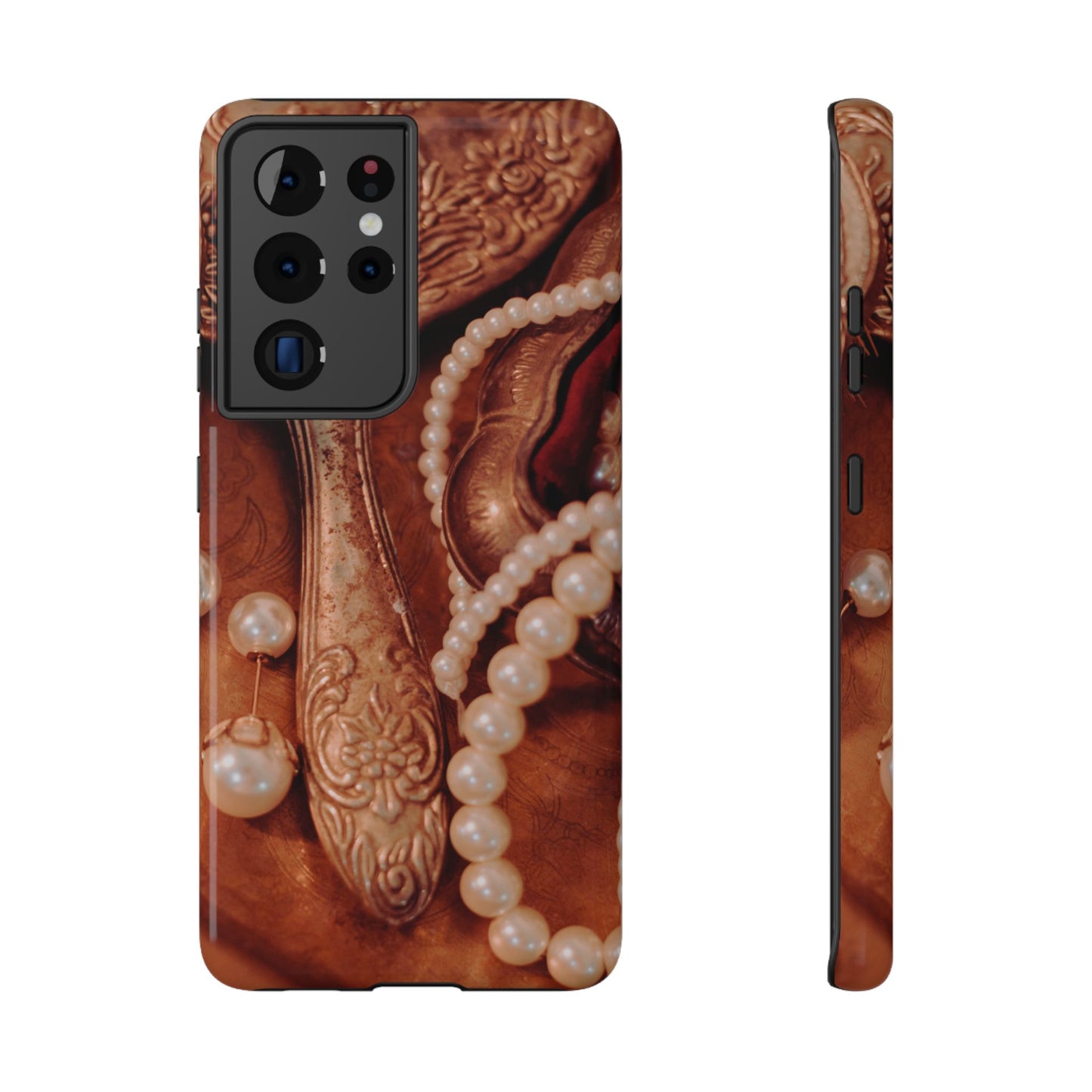 Impact-Resistant Phone Case – Bronze Vanity
