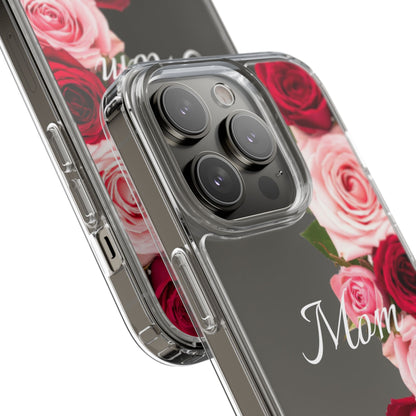 Clear Phone Case – Mom’s Rose Bouquet