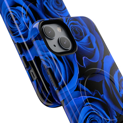 Protective Magnetic Phone Case – Midnight Bloom