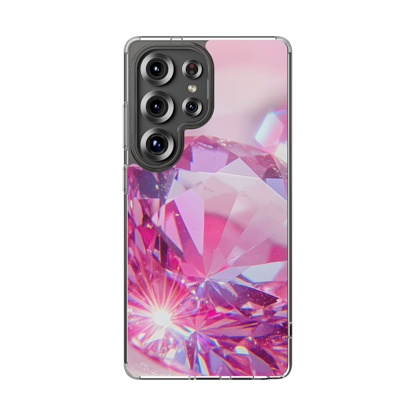 Clear Phone Case – Pink Ice
