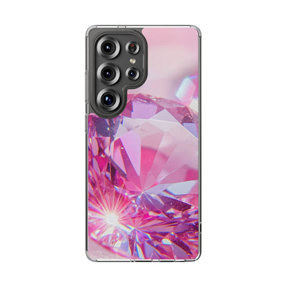 Clear Phone Case – Pink Ice