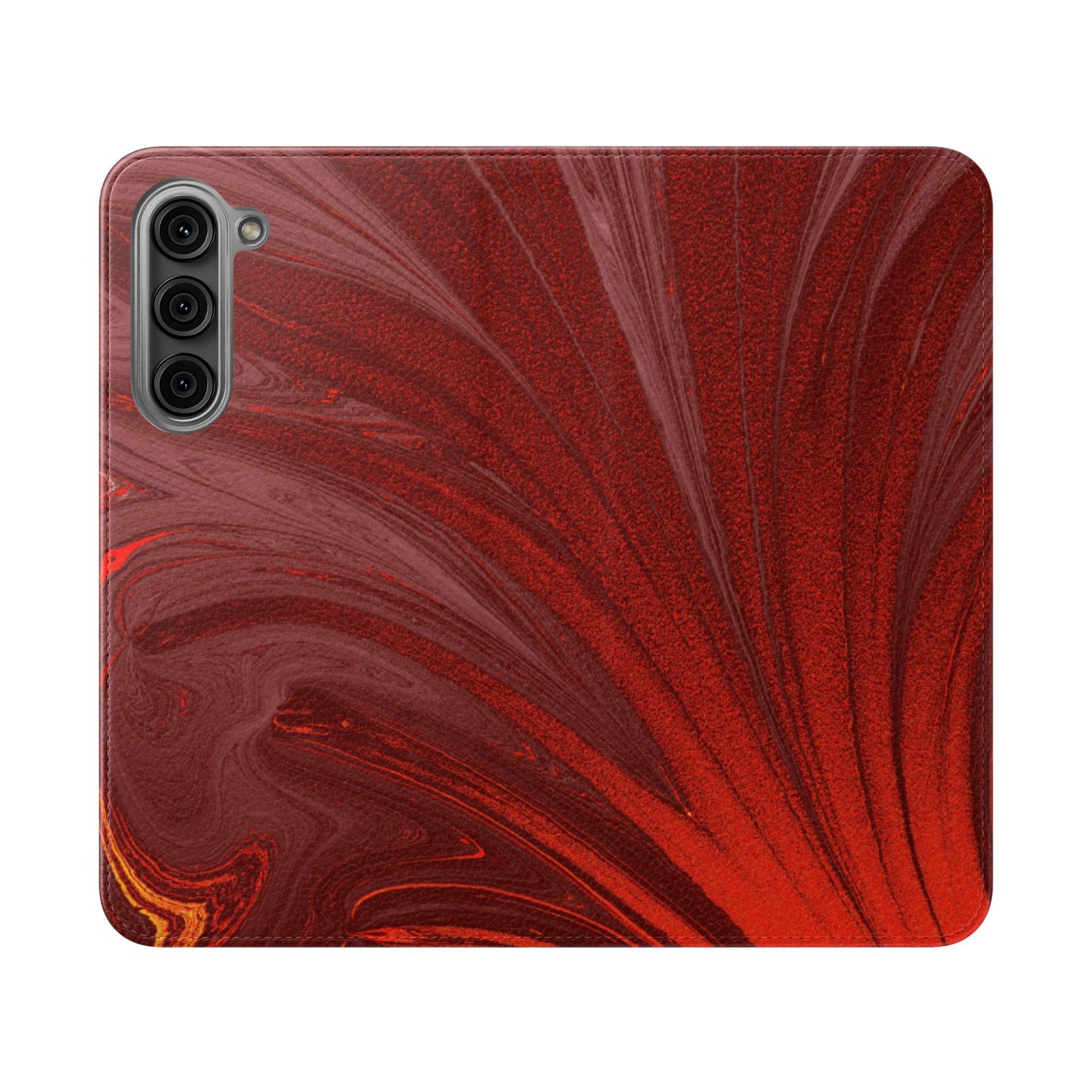 Flip Case – Crimson Current