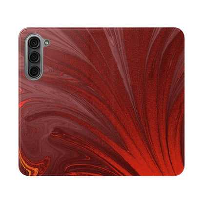 Flip Case – Crimson Current