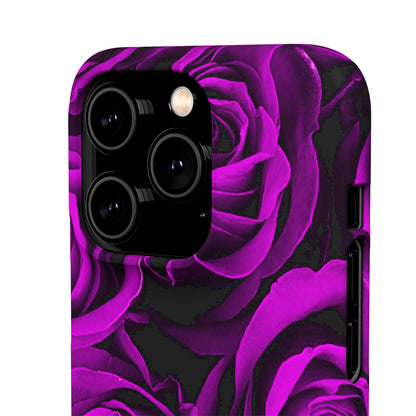 Snap Phone Case – Amethyst Roses