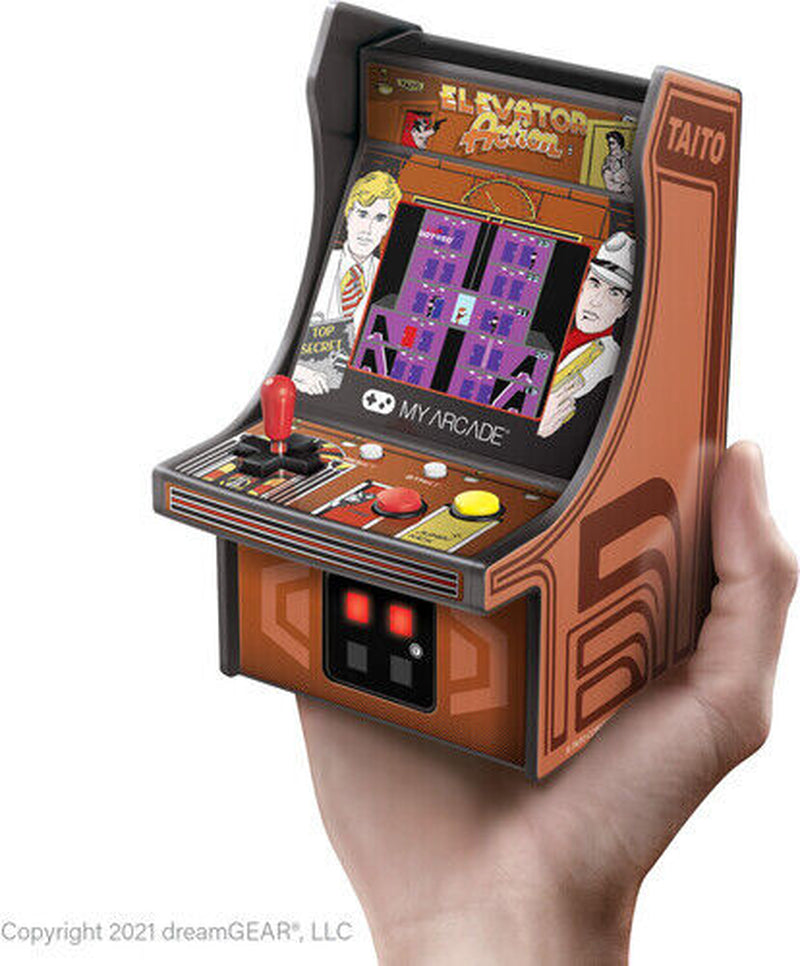 My Arcade DGUNL-3240 Elevator Action Micro Player Retro Arcade Macine - 6.75 IN