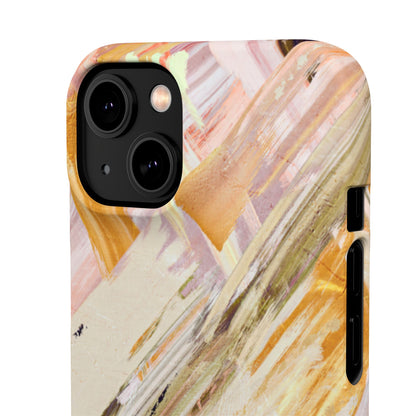 Snap Phone Case – Brush & Bronze