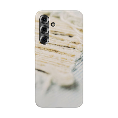 Impact-Resistant Phone Case – Woven Warmth