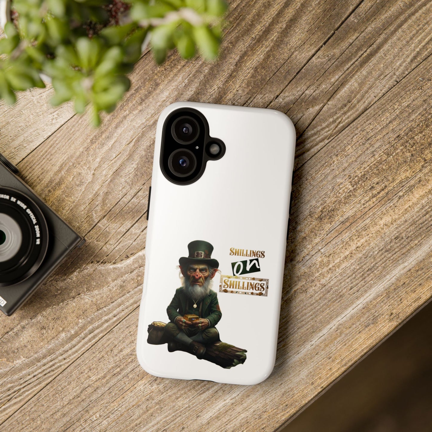 Protective Phone Case – “Shillings on Shillings” Leprechaun Design