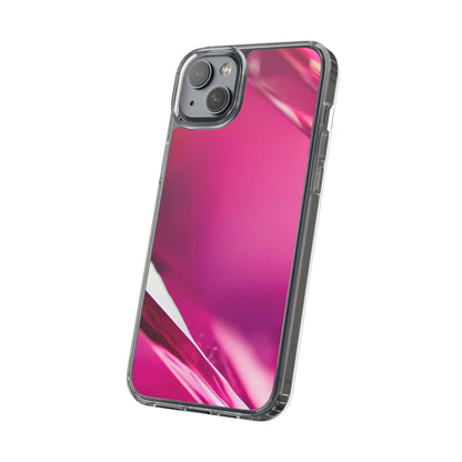 Clear Phone Case – Magenta Motion