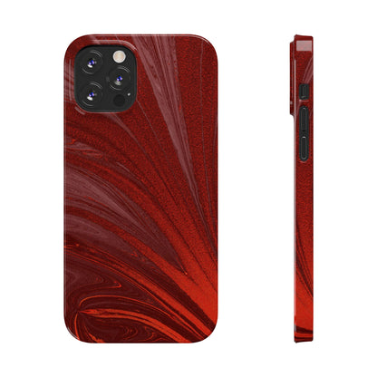 Slim Phone Case — Crimson Current