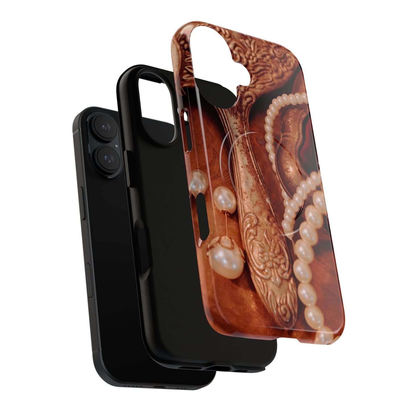 Protective Magnetic Phone Case – Bronze Vanity