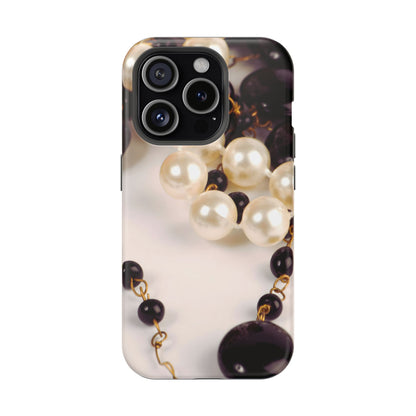 Wireless-Charging Compatible Case – Noir Pearl