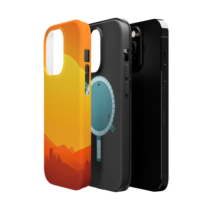 Wireless-Charging Compatible Case – Desert Sunrise