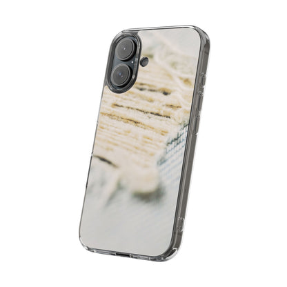 Clear Phone Case – Woven Warmth