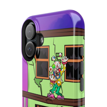 Zombie Arcade Phone Case — Colorful Cartoon Horror Impact-Resistant iPhone Cover