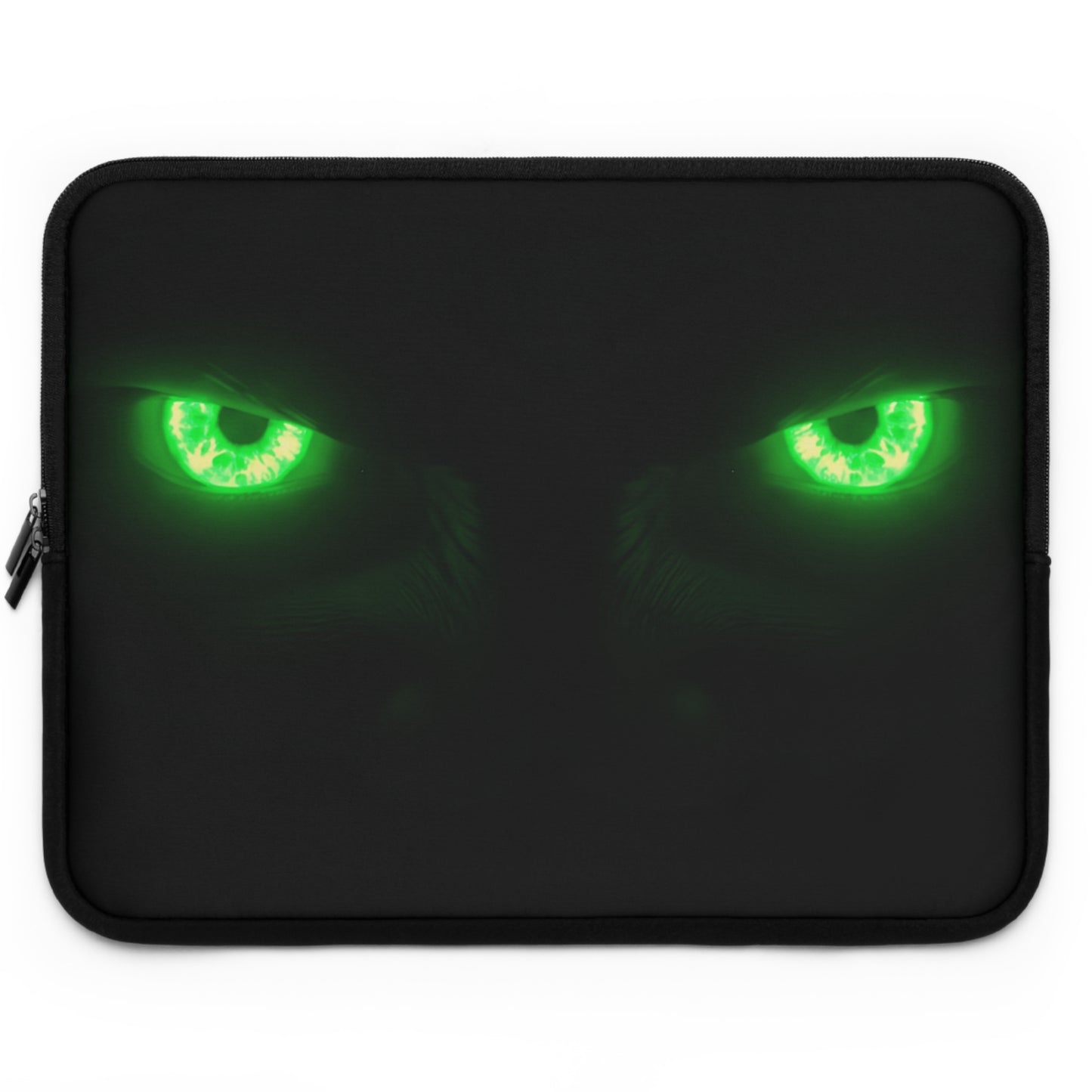 Laptop Sleeve – Neon Green Monster Eyes