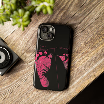 Protective Phone Case – Mom’s Little Pink Footprints