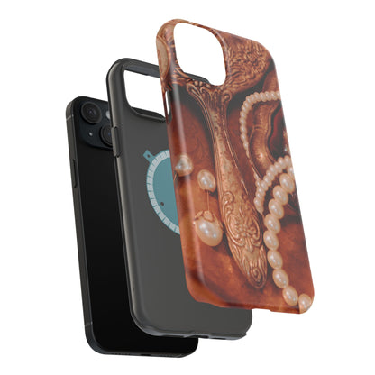 Wireless-Charging Compatible Case – Bronze Vanity