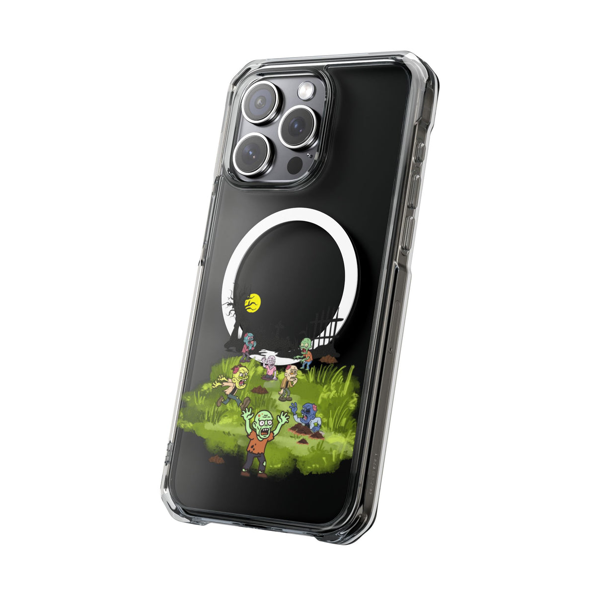 Clear Magnetic Phone Case – Graveyard Shift