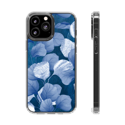 Clear Magnetic Phone Case – October Blues