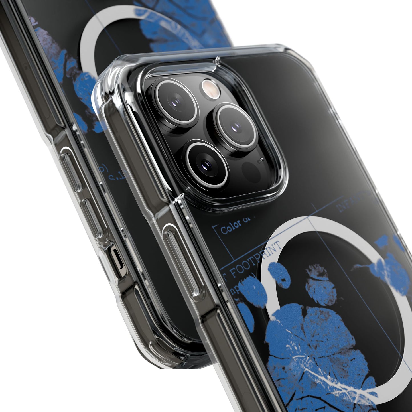 Clear Magnetic Phone Case – Mom’s Little Blue Footprints