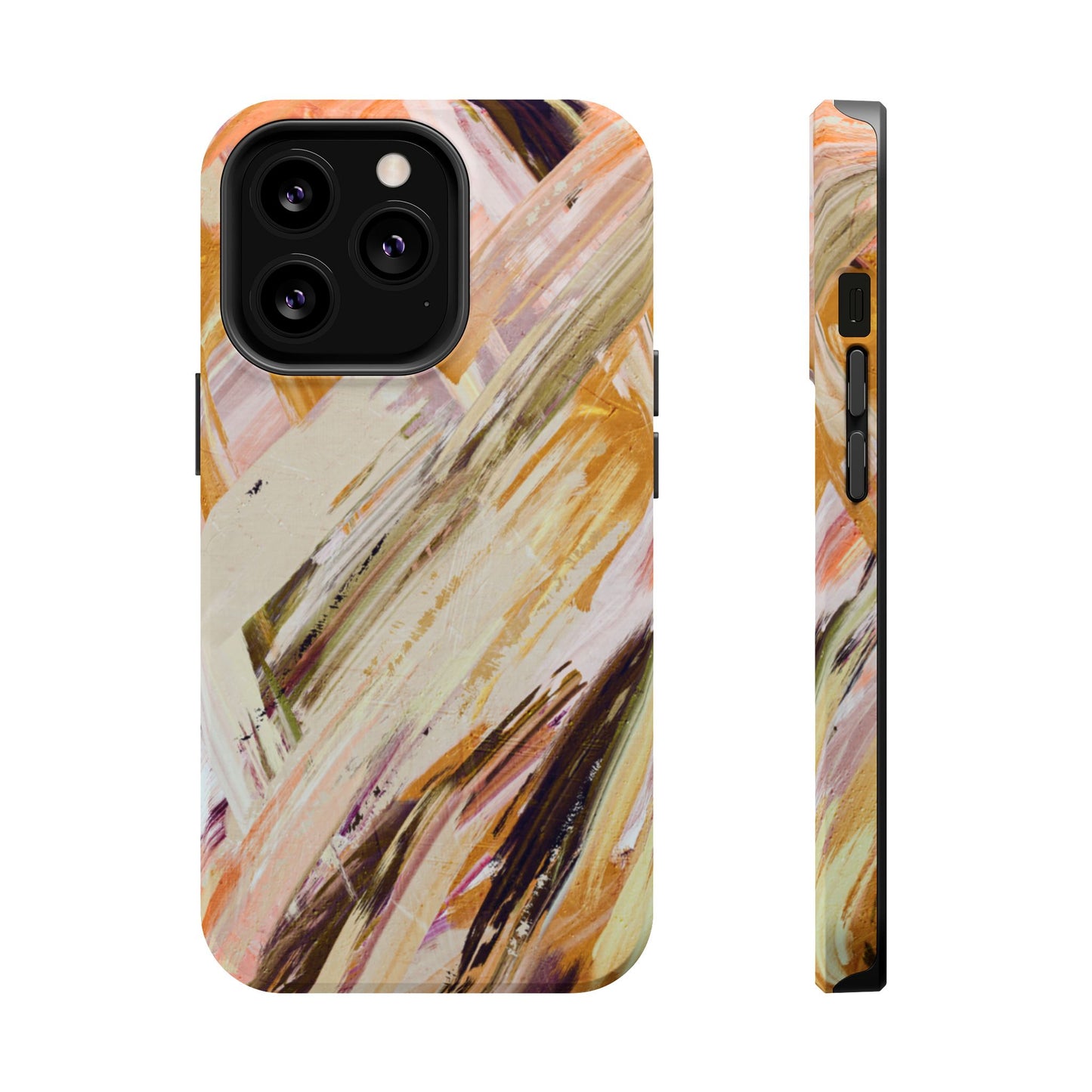 Wireless-Charging Compatible Case – Brush & Bronze