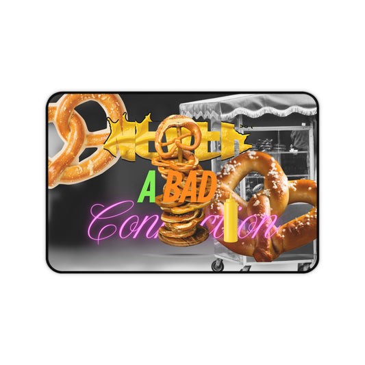 Neoprene Desk Mat – Never a Bad Connection Pretzel Stack